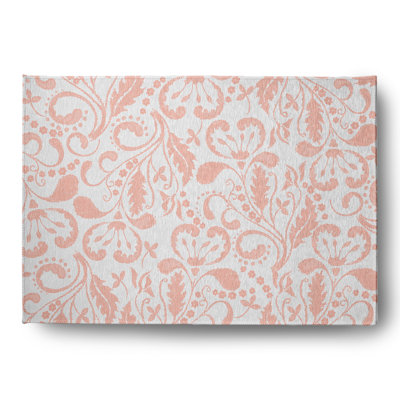 Avalyne Chenille Floral Indoor / Outdoor Rug