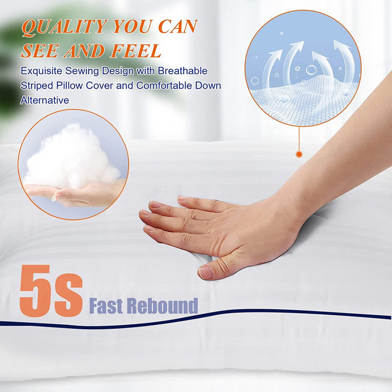 Hotel Collection Bed Pillows (Set of 2) - Queen Soft Size