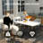 6 ft. Plastic Folding Table with Handle, Heavy-Duty Portable Utility Table