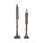 Modern Metal and Aluminum Sculpture with Textured Abstract Human Form, Contemporary Decorative Figurine Design, Artistic Minimalist Silhouette for Stylish Contemporary Display-1042838735