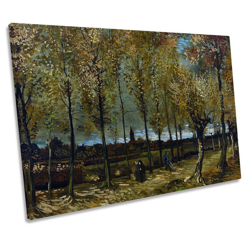 Vincent Van Gogh Poplars Near Nuenen by Vincent Van Gogh - Wrapped Canvas Print, 30.5cm H x 45.7cm W x 2cm D