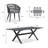 Patio Dining Set with Rectangular Table , Cushions Included-97745726