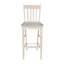 Deyanira Solid Wood Bar Height Stool