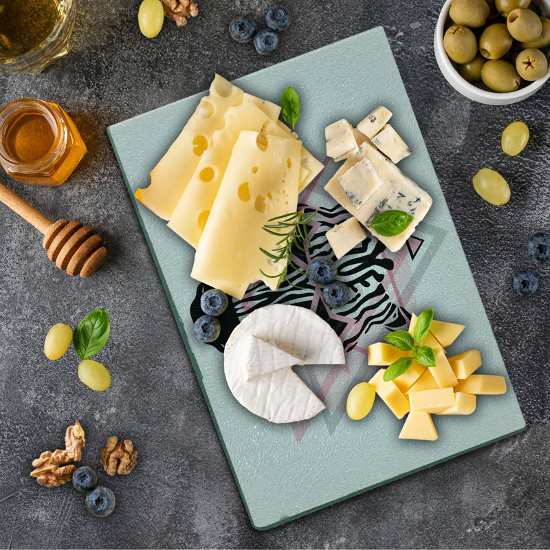 Planche à découper en verre trempé Ambesonne