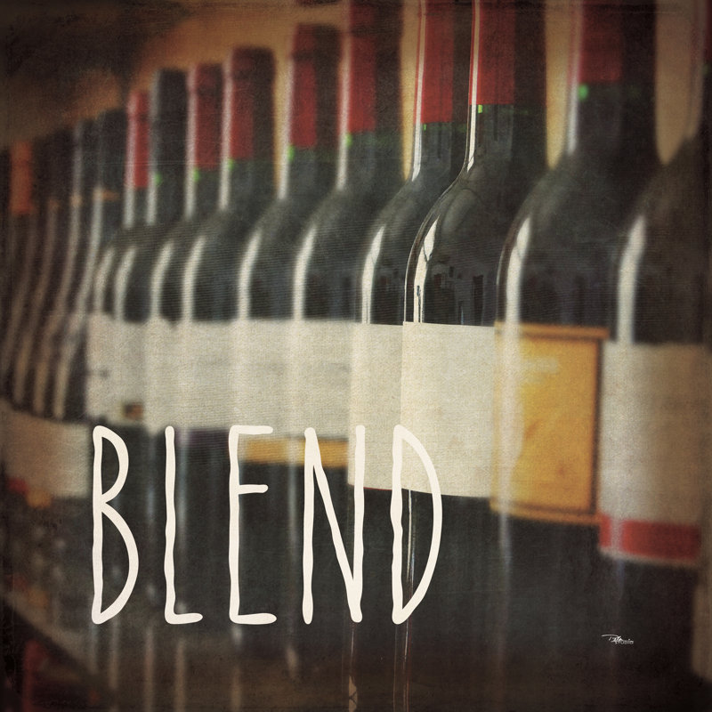 Wine Collage VII - No Frame Print on Canvas, 30cm H x 30cm W x 3.8cm D