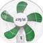 Ventilateur de culture oscillant montable