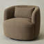 Fauteuil pivotant rembourré Bolton-2112903101