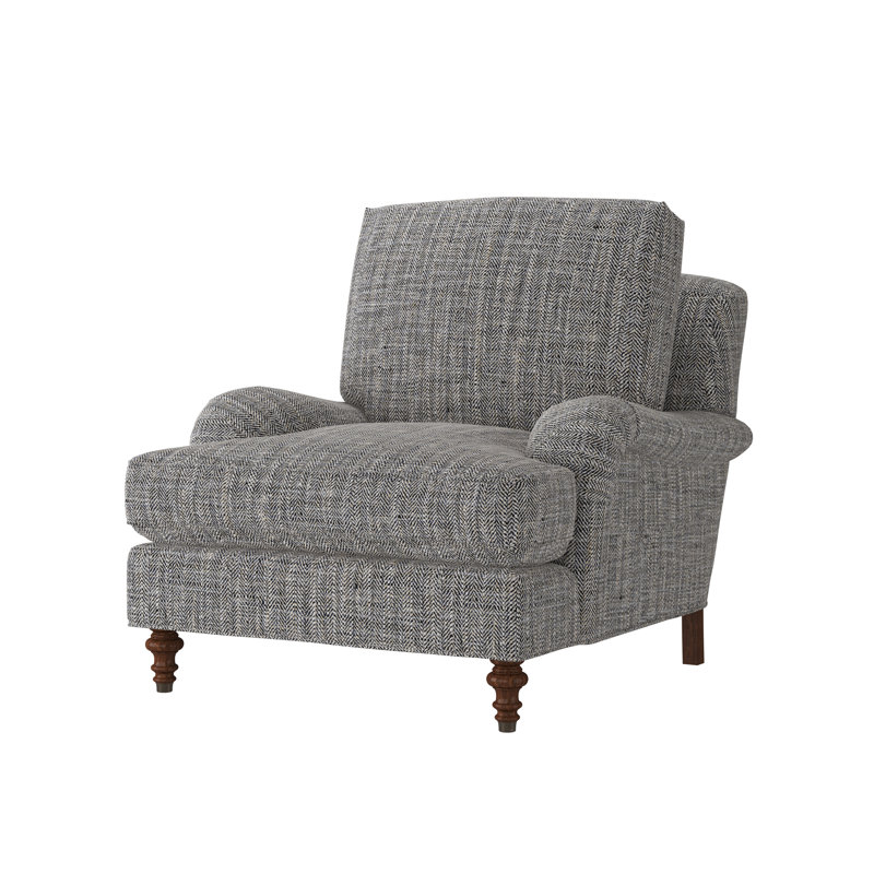 Fauteuil d'appoint Lotta, Lakeland fabriqué à la main, Dune