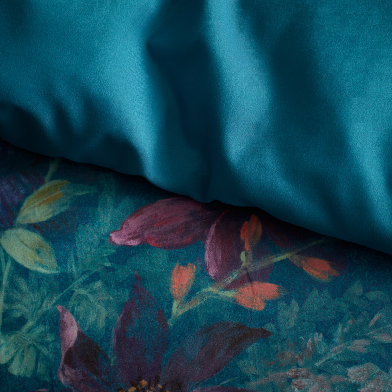 Romantic Floral Soft Touch Duvet Cover Set, Kingsize - 2 Standard Pillowcases