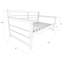 Lit de jour simple en bois avec panneau en MDF Braunstein-1460695011