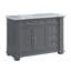 Meuble-lavabo simple 42 po avec plateau en marbre Rea de Rea-112928331