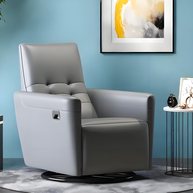 Quality fashion sofa rotation casual lazy recliner, Gray