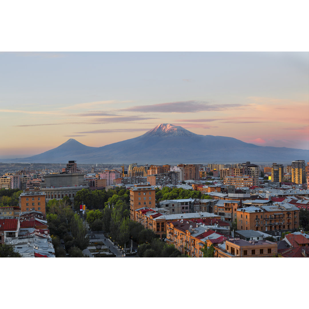 Leinwandbild Yerevan, Capital Of Armenia And The Mount Ararat