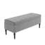 Paris Plain Naples Ottoman Storage Bench, Upholstered End of Bed Bench with Legs, Rectangle Coffee Table with Storage, Window Seat Ottoman Footstool for Bedroom, Hallway, Living Room-117215198-116846678