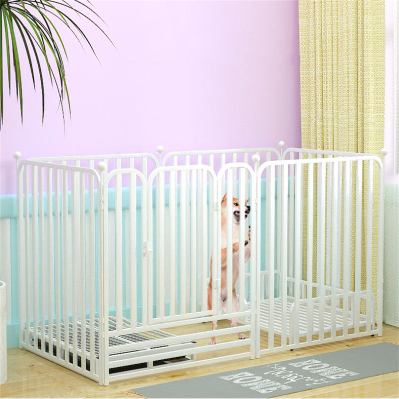 Panel Metal Exercise Pen, 27.55" H x 47.24" W x 23.62" D