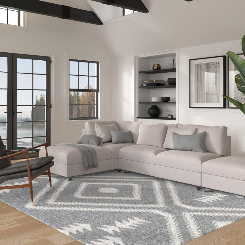 Ailise Indoor Rug, Rectangle 5' x 8'