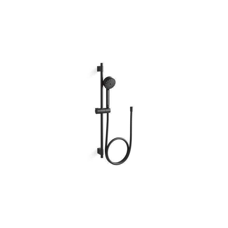 Elate 28" Three-Function Handshower Kit, Matte Black, 2.5 GPM