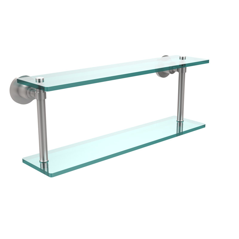 Tablette murale Arviso, 22 po, Chrome satiné