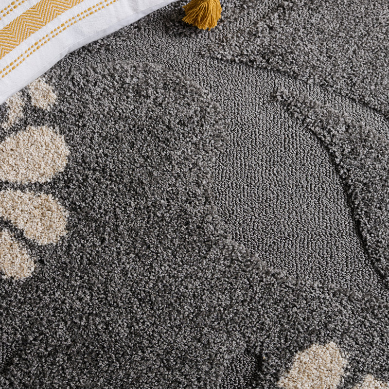 Tapis gris / beige Chanhassen, Rectangle 4 pi x 6 pi