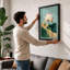 Lotus in Bloom Botanical - Framed Print-1505408670-1505408353