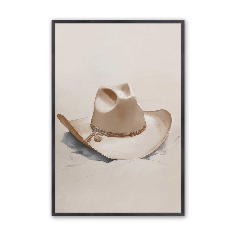 Imprimé Sandy Cowboy Essentials II, Blanc opaque, H 17 po x l 13 po