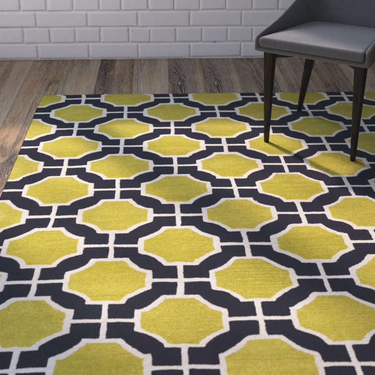 Kiuchi Wool Geometric Indoor Rug
