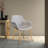 Matthew Leather Dining Chair, Modern Mid Century Accent Chair with Armrests and Iron Legs, Faux Leather Upholstered Kitchen Desk Chair for Dining Room, Living Room, Office Furniture-123223576-92166739