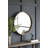 28" Round Wood Mirror