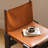 Black+Brown Solid back side Chair(Set of 2)-1024345489