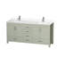 Sheffield 72" Freestanding Double Bathroom Vanity with Quartz Top-1403847428-1403847429-1403895379