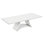 Edaline 43 " Extendable Rectangular with Solid Wood Base Dining Table