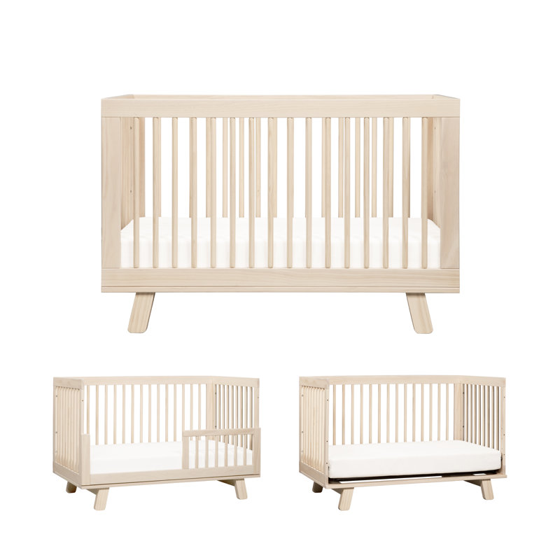 Hudson 3-in-1 Convertible Crib, Washed Natural