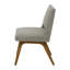 Chaise d'appoint rembourrée en bois massif Celsi (ensemble de 2)-1033216159