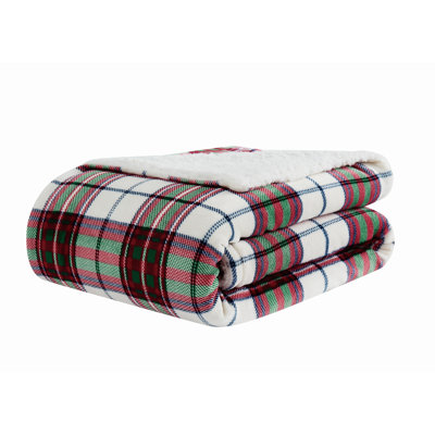 Truly Soft Cuddle Warmth Marlon Plaid Throw Blanket