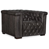 Savion 47" Wide Genuine Leather Power Club Recliner