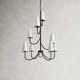 Walling 8 Light Metal Dimmable Chandelier