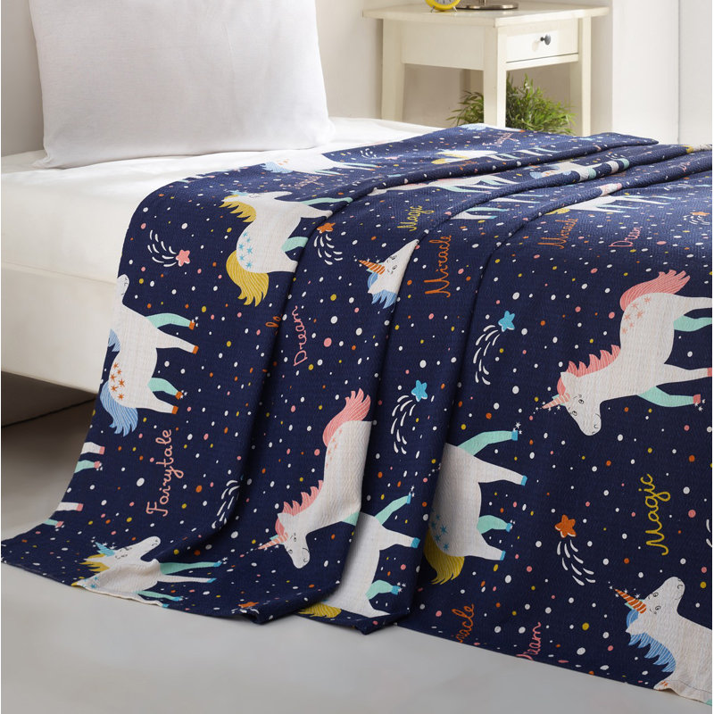 Middlesex Cotton Animal Print Bedspread, 155 x 200 cm Bedspread