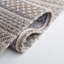 Tapis rayé en coton gris / taupe Martha Stewart-73725272