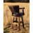 Trophy Swivel Upholstered Counter Stool with Solid Wood Frame-61558326-61924288