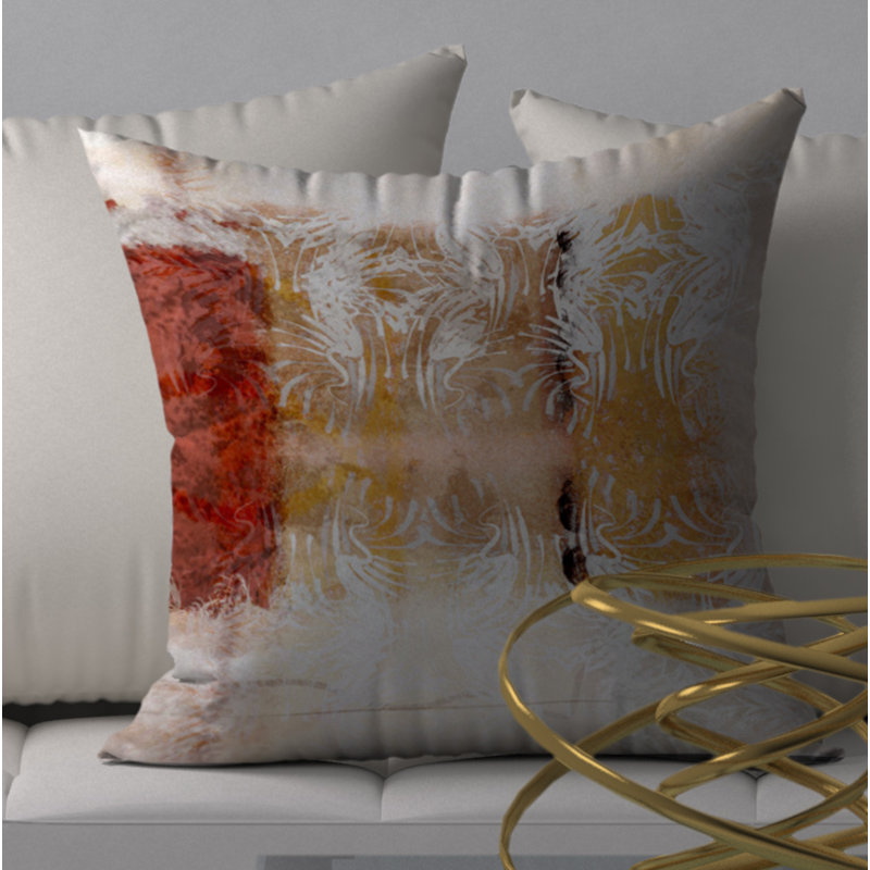Housse et insert d'oreiller carré Plaisir Invincible, 18" x 18"