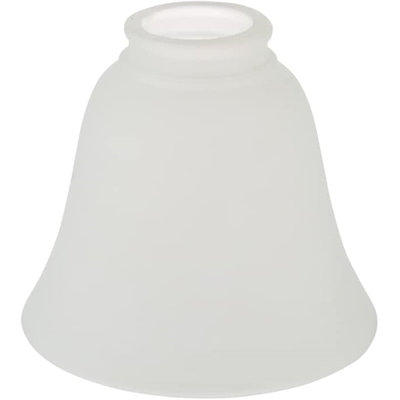 5.375'' H Glass Bell Ceiling Fan Fitter Shade
