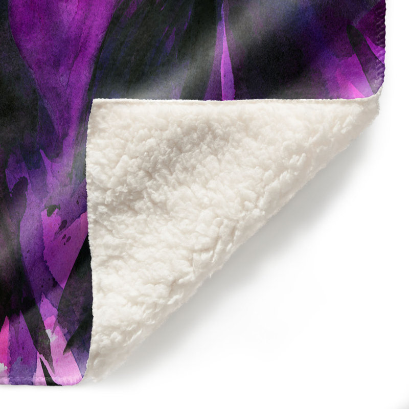 Couverture sherpae ange 25 doux, l 51 po x L 60 po