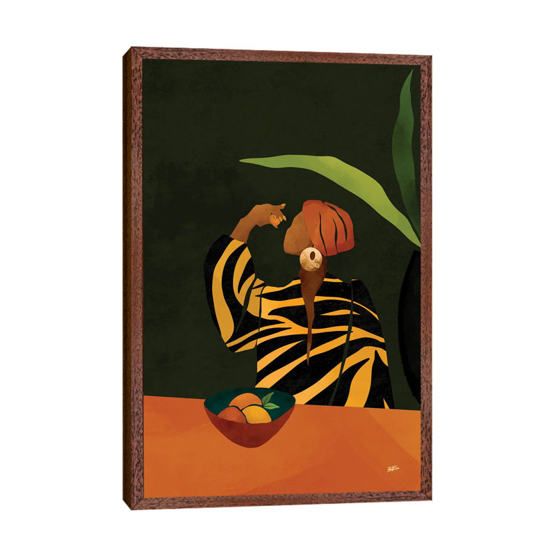 Isabelle by Bria Nicole - Print on Canvas, Classic Brown Wood Framed, 101.6 cm H x 66.04 cm W