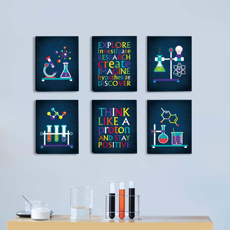 6 Piece Wrapped Canvas Wall Art