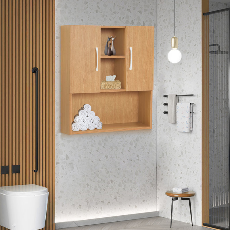 Armoire de salle de bain murale Dyanara, Noir