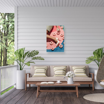 Rose pique-nique 02 sur toile