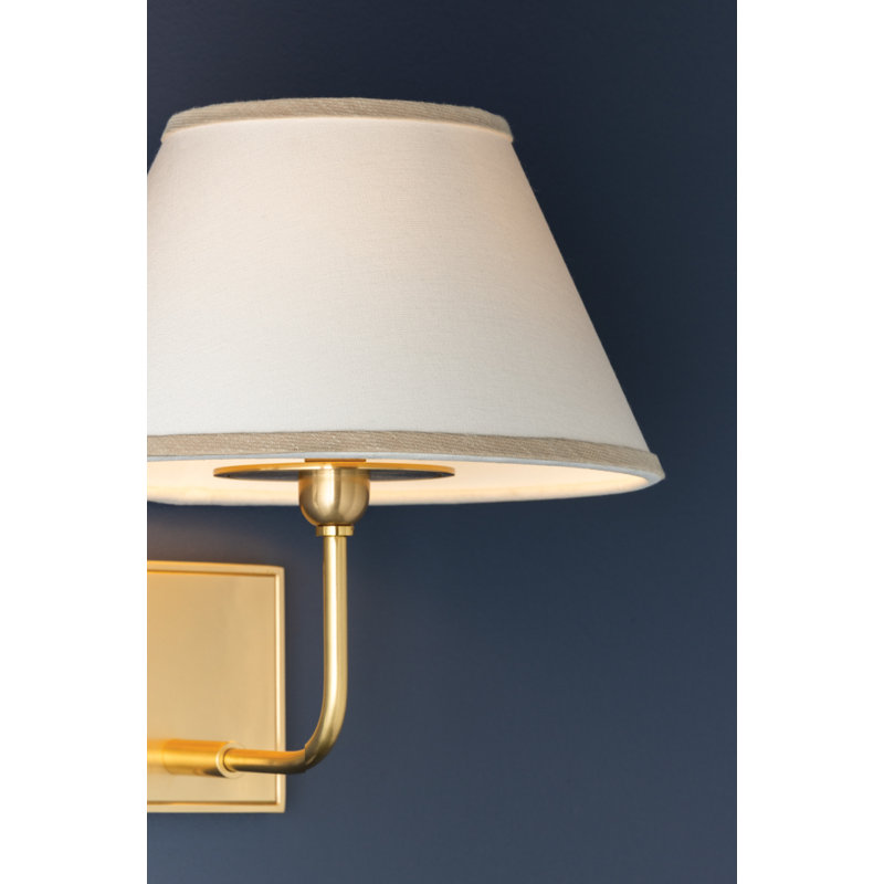 Durland Wall Sconce in Aged Brass