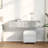 vidaXL Wall Shelf Grey sonoma Engineered wood 39.4x14.2x7.5 in-951733763-951733790