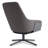 Lock Upholstered Swivel Armchair-40523519-107232320