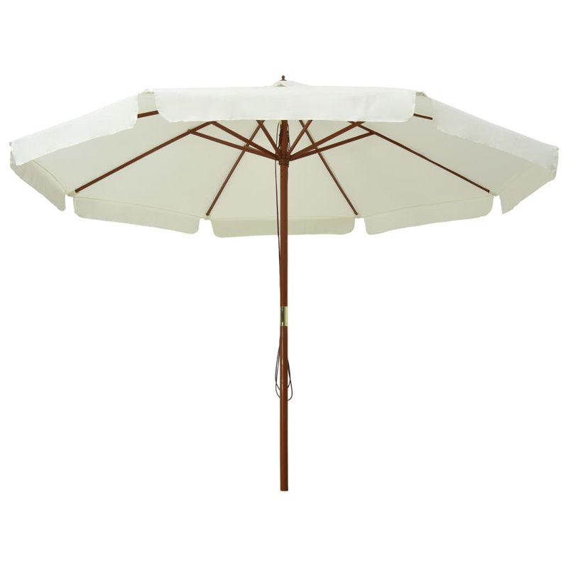 Parasol de plage Beffrey, Blanc
